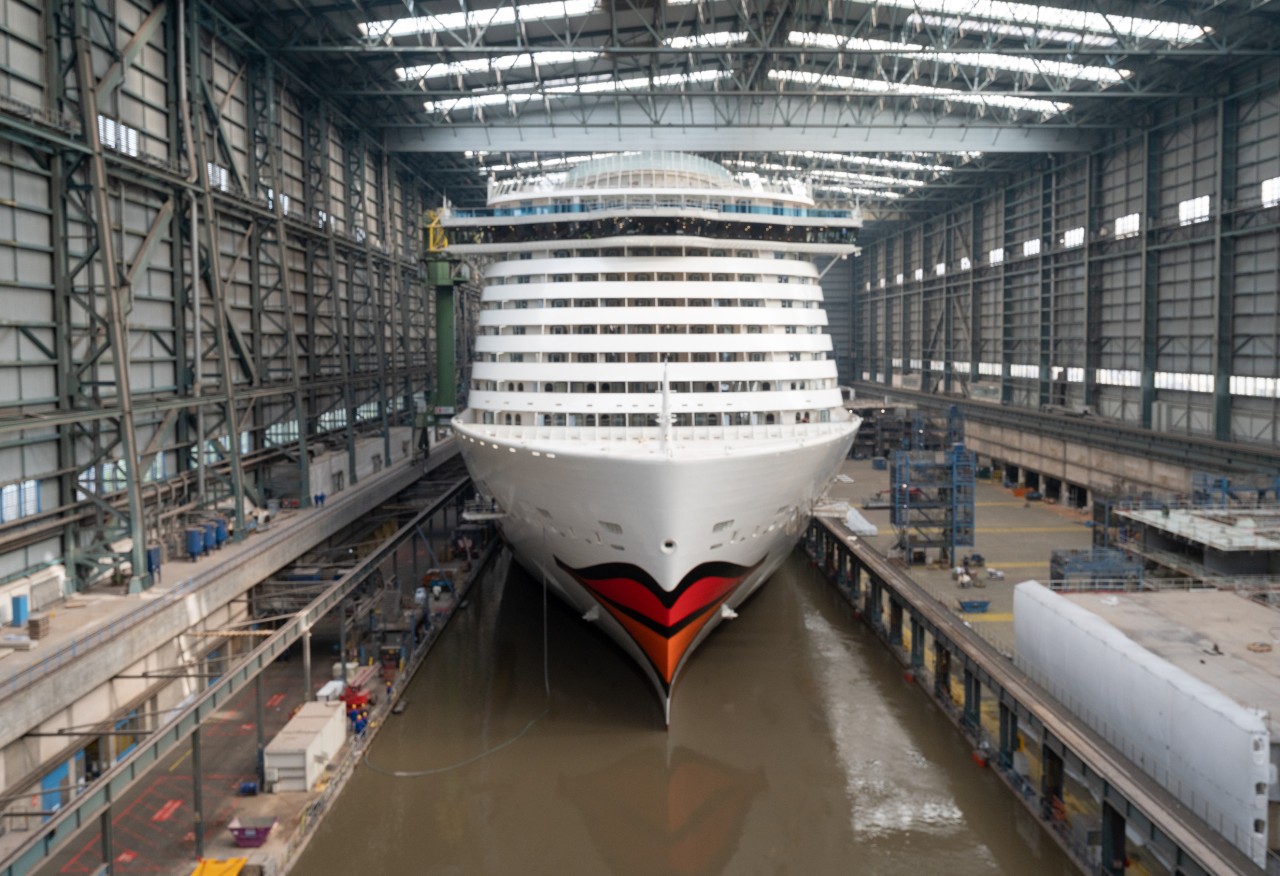 Die „Aida Cosma“ wurde in der Meyer Werft in Papenburg gebaut. 