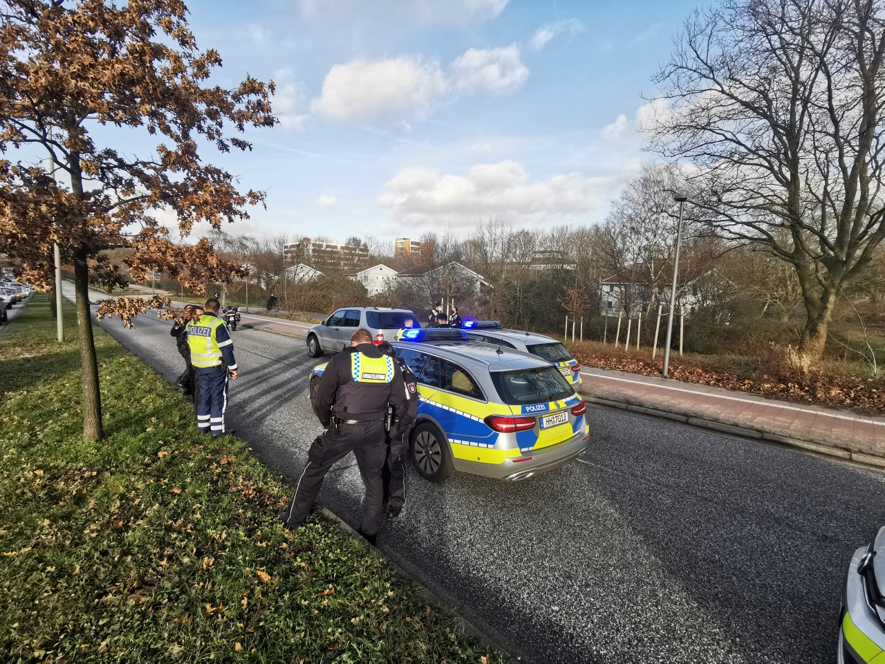 Nicht jede Verkehrskontrolle endet so wie diese in Hamburg...