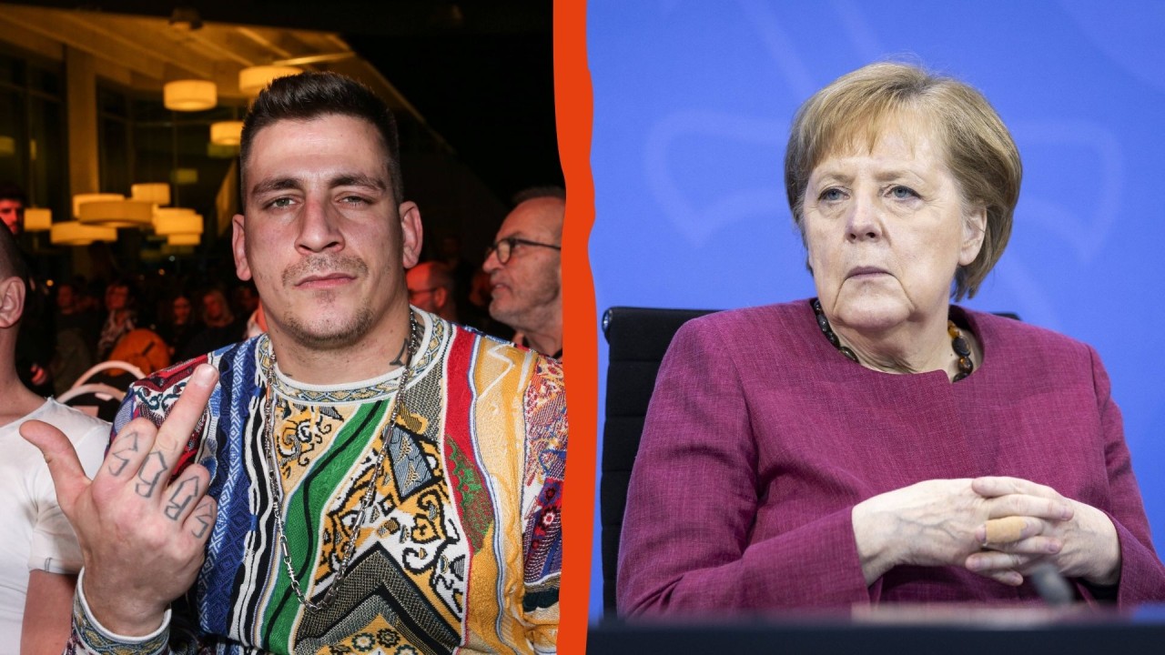 187 Strassenbande-Rapper Gzuz bekam überraschend Post von Bundeskanzlerin Angela Merkel.