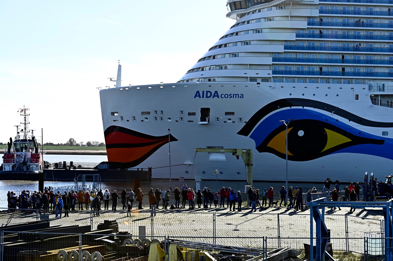 Die Crew der „Aida Cosma“hat die automatische Routensteuerung getestet. 