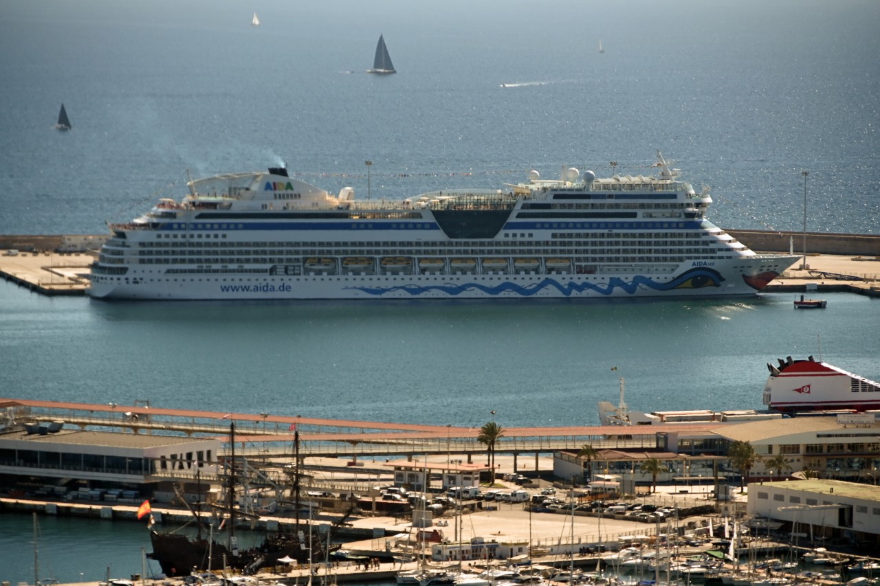 Die „Aida Sol“ in Mallorca.