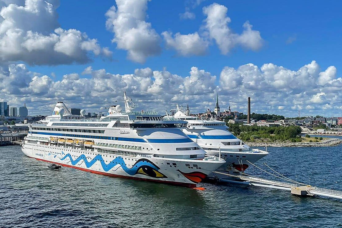 Zwei Schiffe der Aida-Flotte liegen momentan vor Estland. Hier kam es zu beeindruckenden Szenen. (Symbolbild)