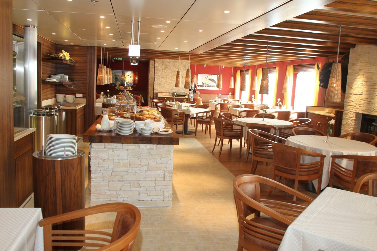 Auf der „Aida Sol“ gibt es gleich mehrere Restaurants, in denen die Gäste schlemmen können. 