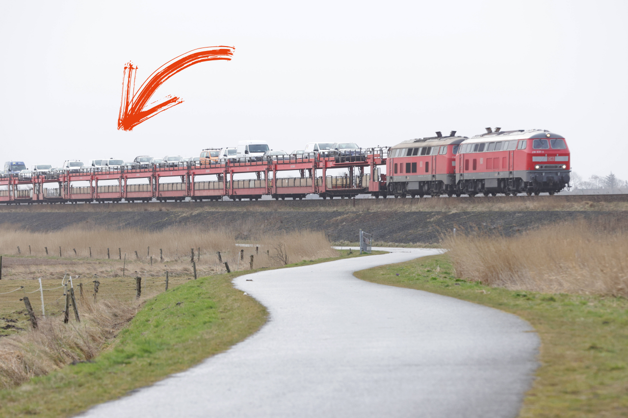 Unglaublicher Vorfall auf einem der Sylt-Autozüge (Symbolfoto).