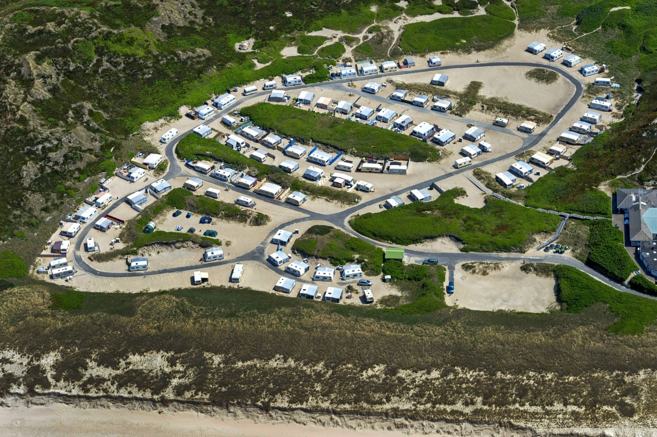 Camping an der Nordsee ist besonders beliebt. 