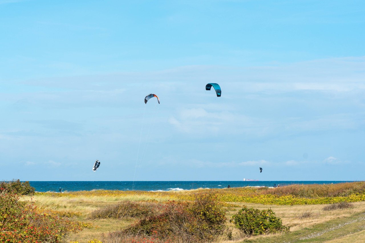 Fehmarn ist nicht nur eine beliebte Urlaubsinsel sondern auch unter Kitesurfern sehr bekannt. 