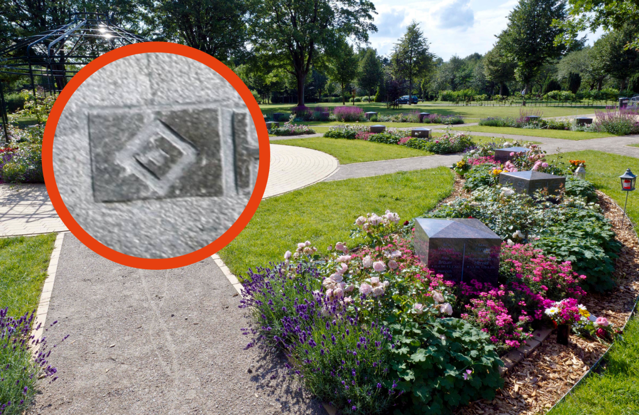 Was der Mann am Grab seines Vaters in Flensburg entdeckte, macht ihn und andere Menschen fassungslos (Symbolbild). 