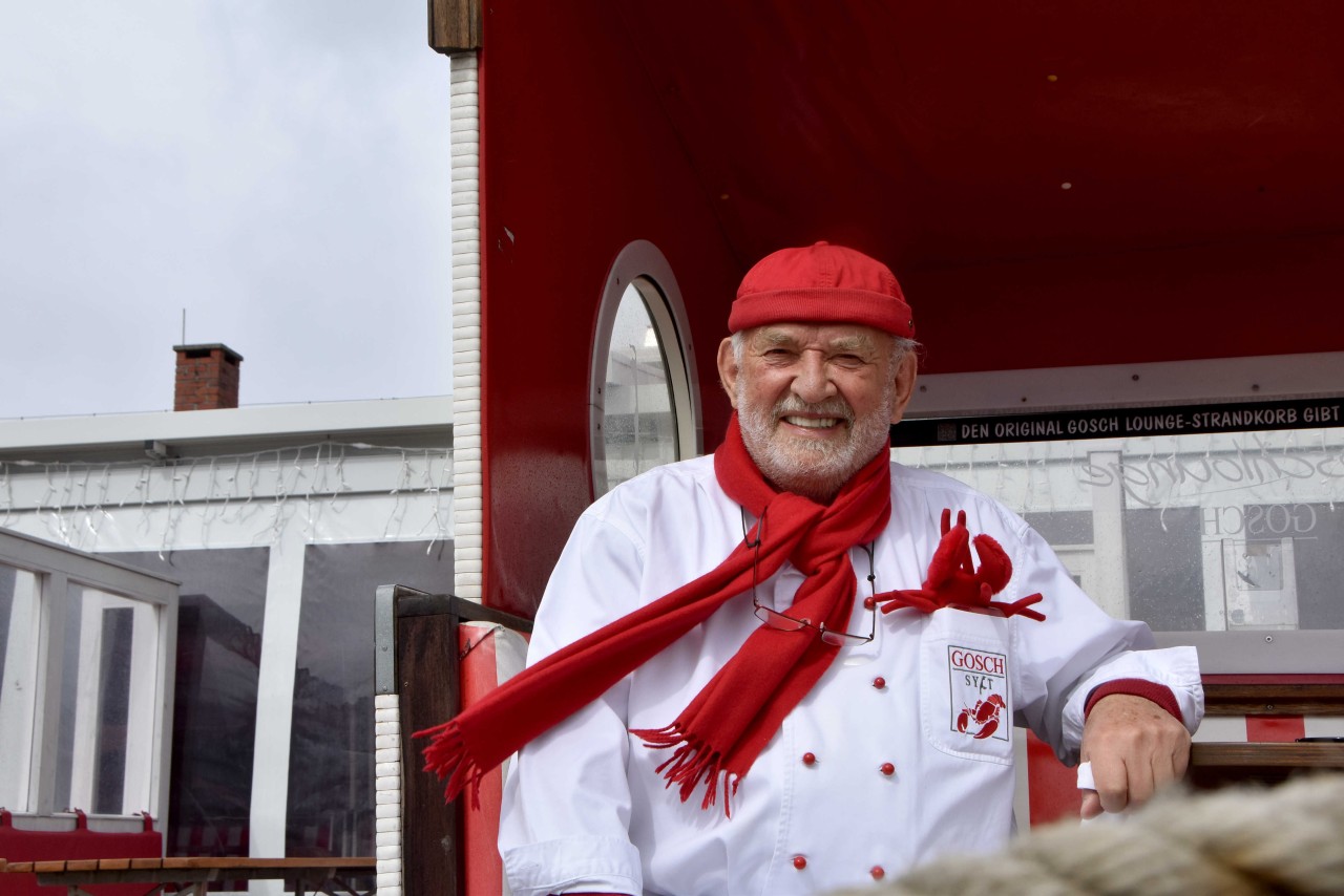 Jürgen Gosch, Gründer der beliebten Fisch-Kette von Sylt.