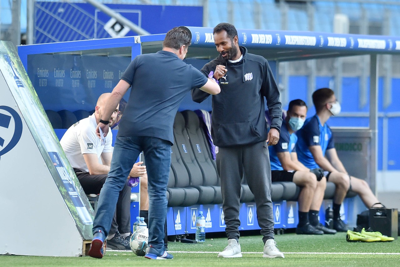 Daniel Thioune steht noch beim HSV unter Vertrag.