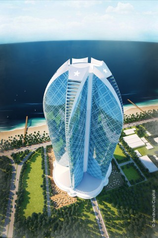 Der Wolkenkratzer soll in Singapur gebaut werden.