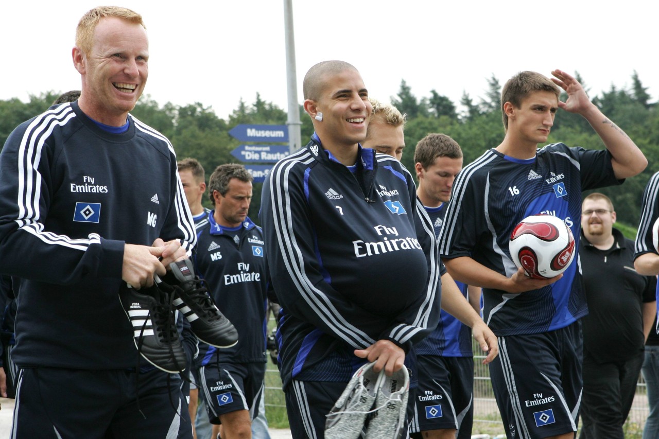 Während es einige Talente des Hamburger SV geschafft haben, noch eine große Karriere im Fußball hinzulegen, sieht es bei Mustafa Kucokovic (r.) ganz anders aus. Der ehemalige Profi muss ins Gefängnis.