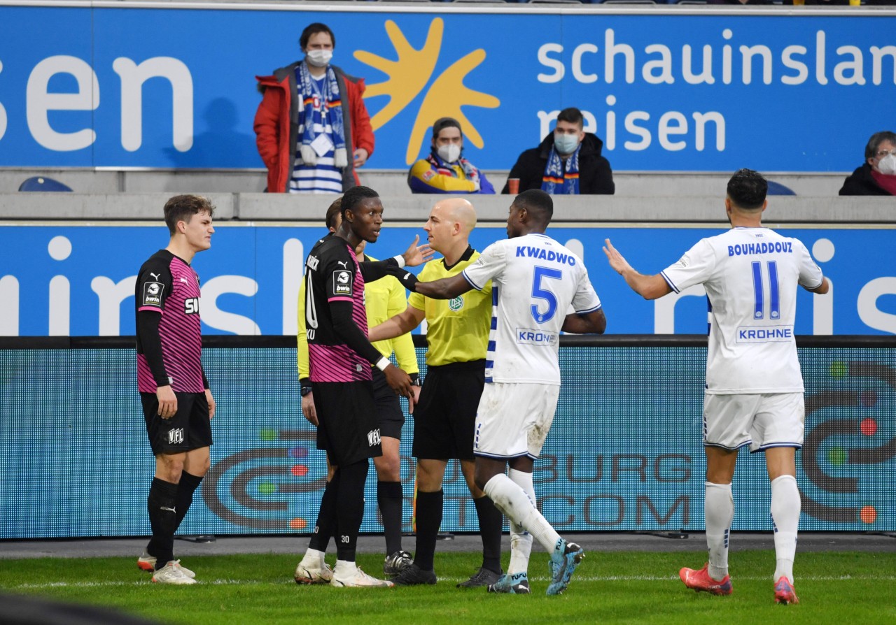 Spielabbruch in Duisburg – und eine Leihgabe des Hamburger SV steht im Mittelpunkt. 