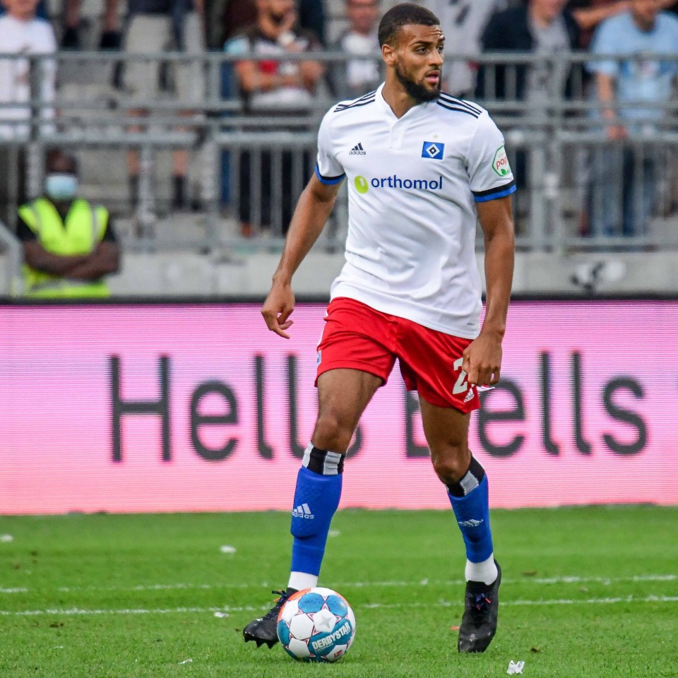 Josha Vagnoman spielte in der aktuellen Saison nur 14 Minuten für den Hamburger SV.