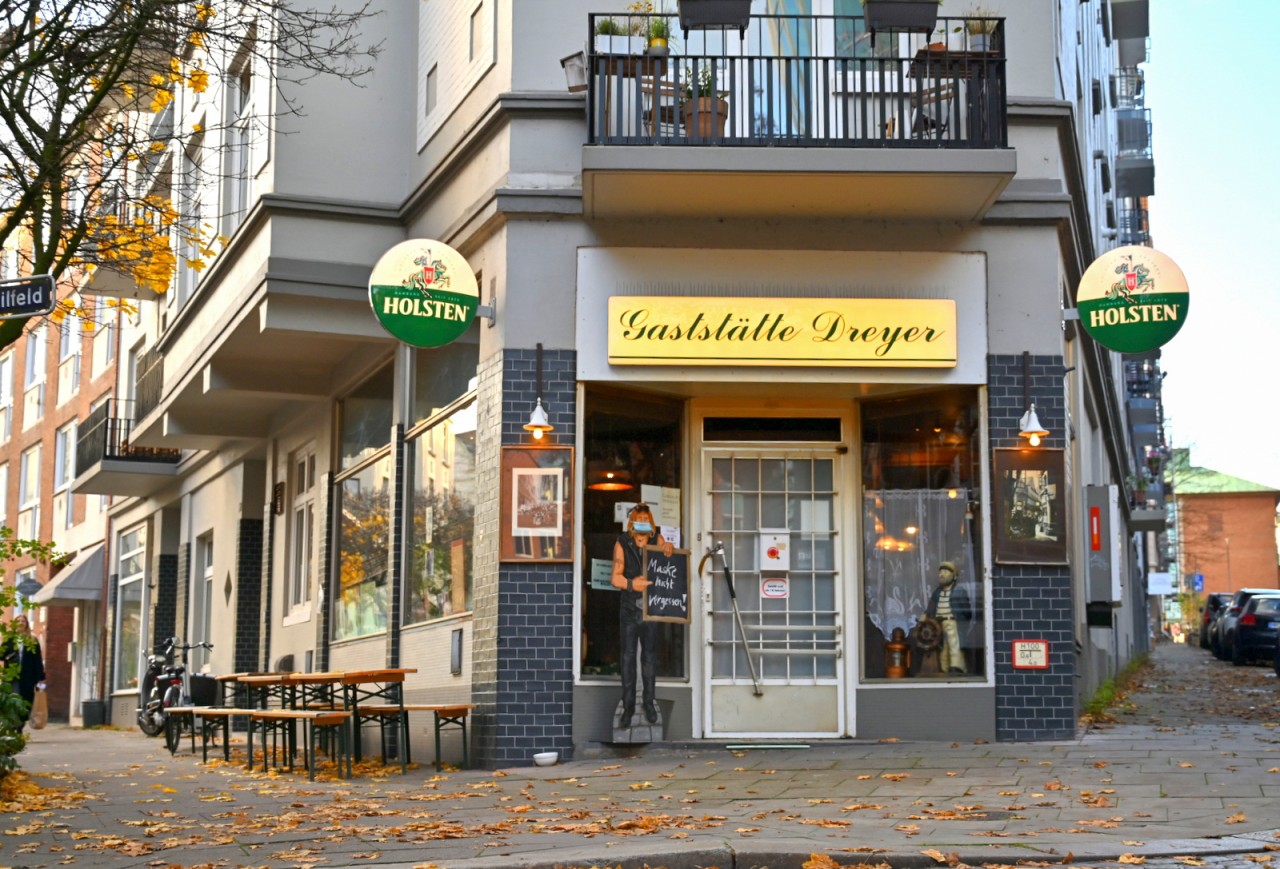 Die „Gaststätte Dreyer“ in der Hamburger Neustadt.