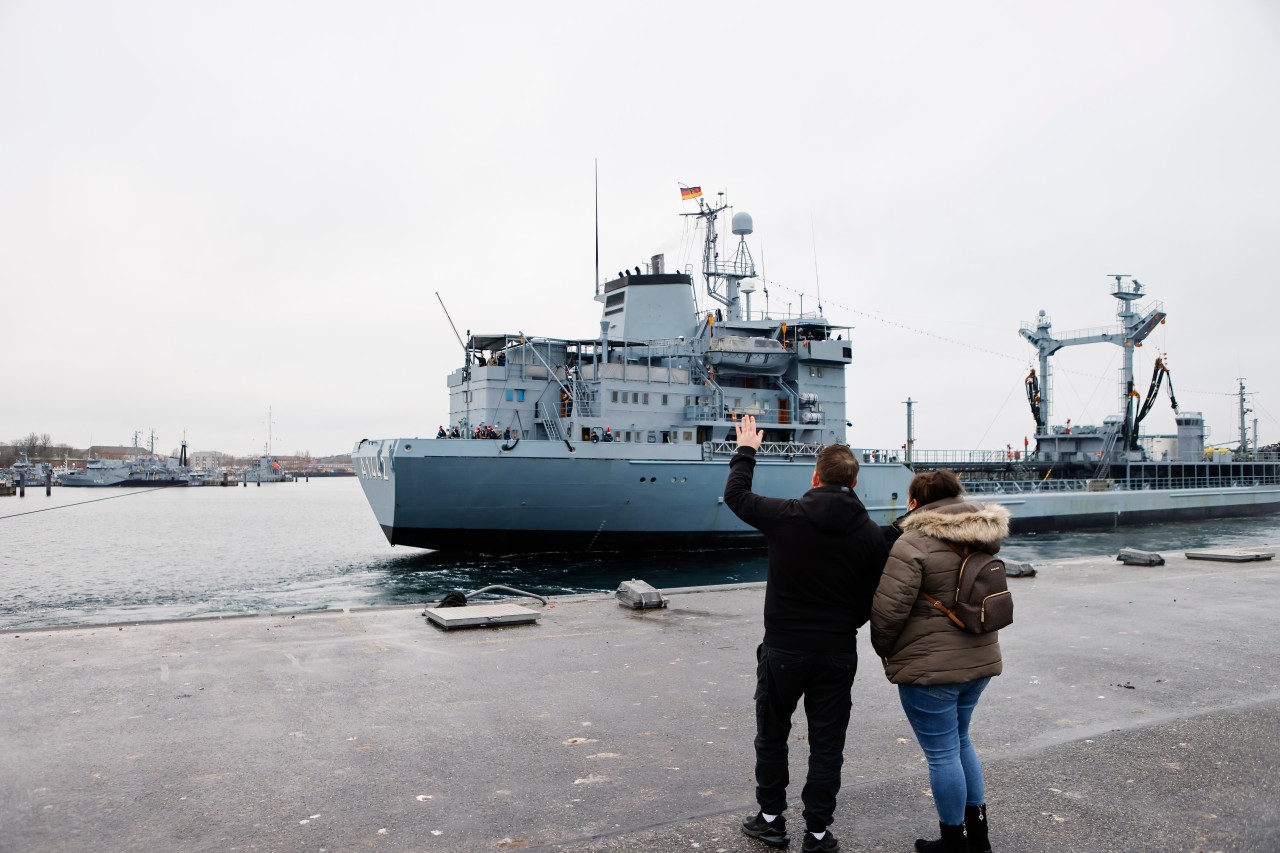 Die „Spessart“ ist von der Ägäis nach Kiel zurückgekehrt. 