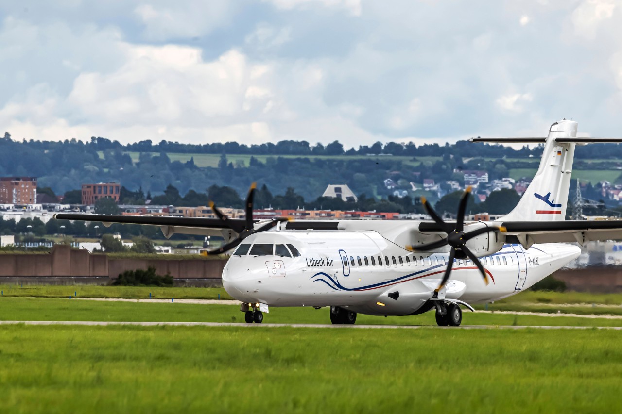 Eine Maschine der Lübecker Airline.