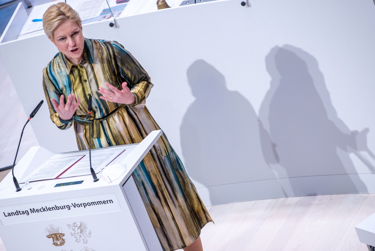 Manuela Schwesig, Ministerpräsidentin von Mecklenburg-Vorpommern (MV), steht in der Kritik.
