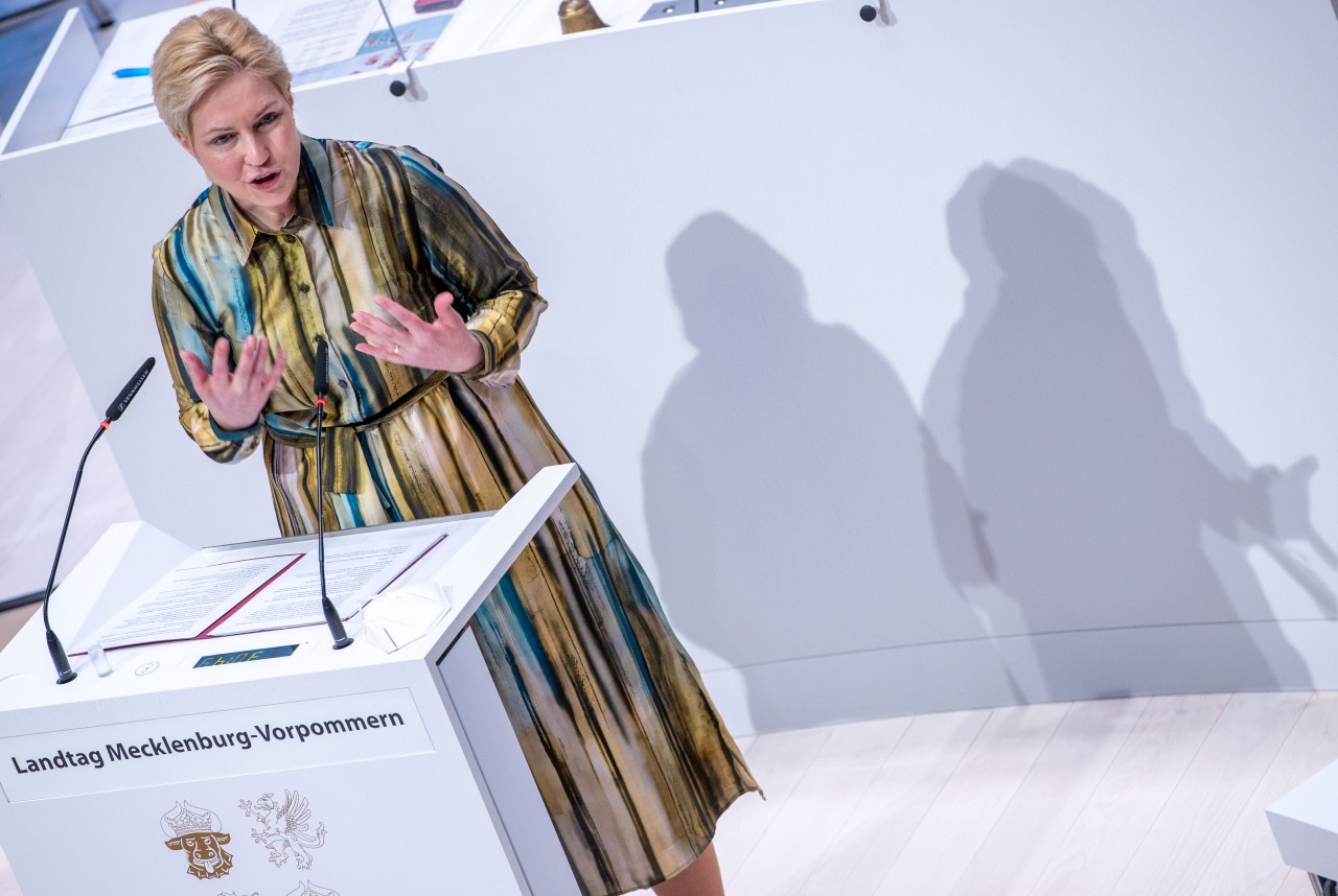 Manuela Schwesig, Ministerpräsidentin von Mecklenburg-Vorpommern (MV), steht in der Kritik.
