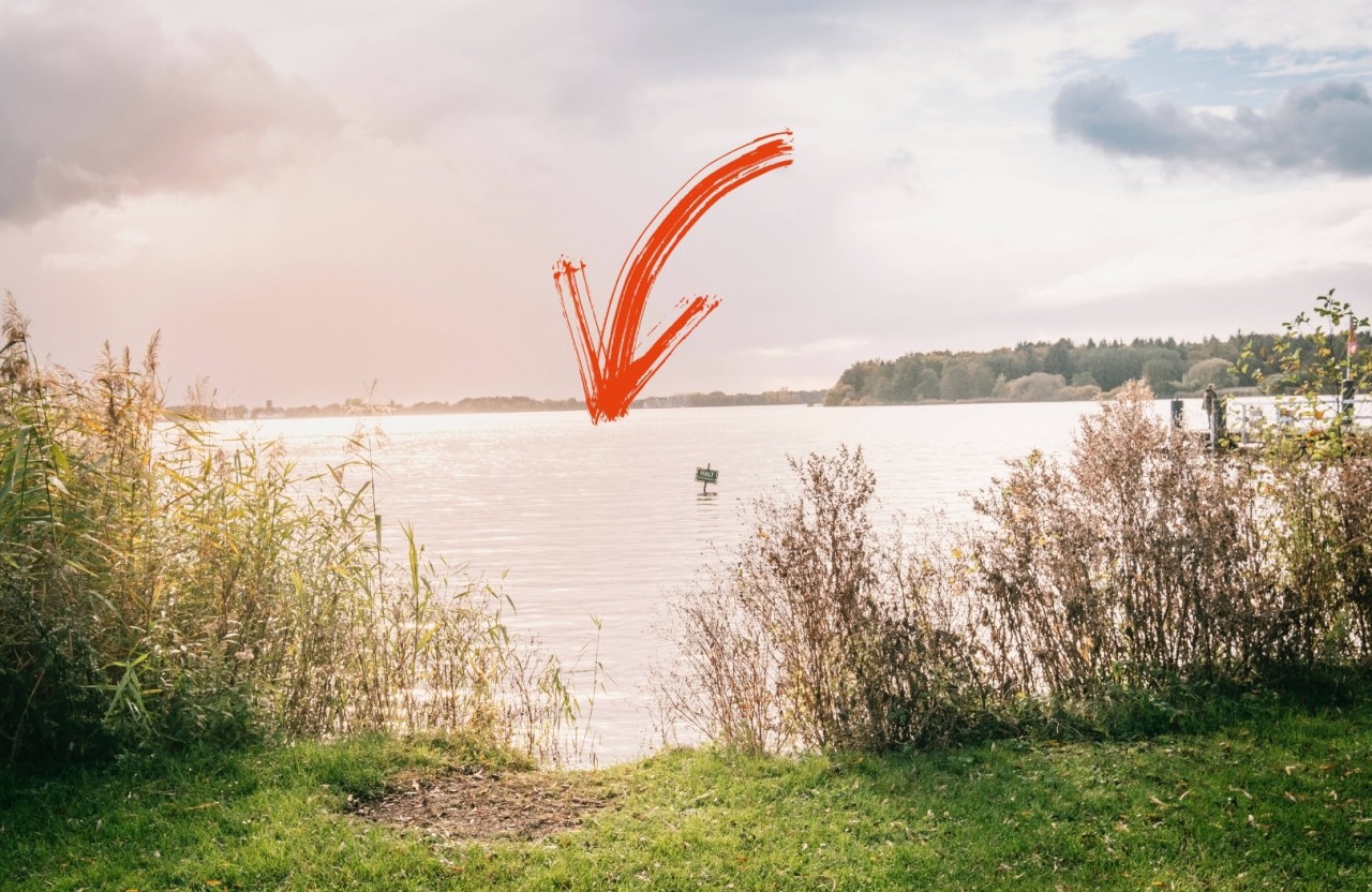 Badestelle am Zwischenahner Meer.