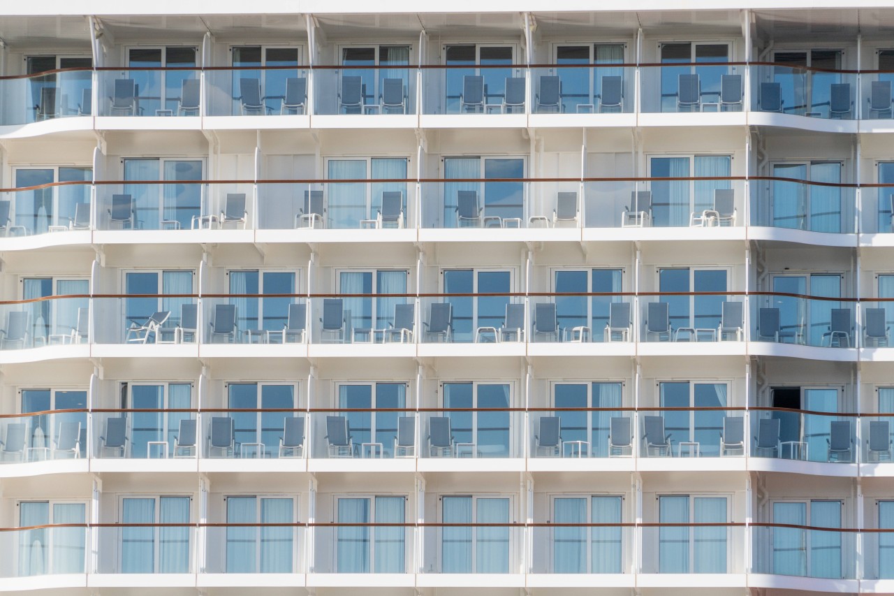 Balkonkabinen auf einem „Mein Schiff“-Dampfer.