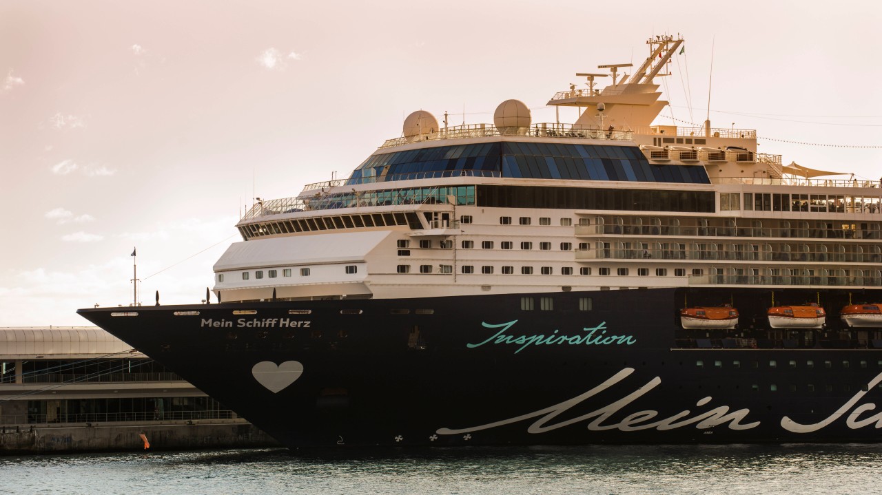 Die „Mein Schiff Herz“ steht seit Beginn der Pandemie still.