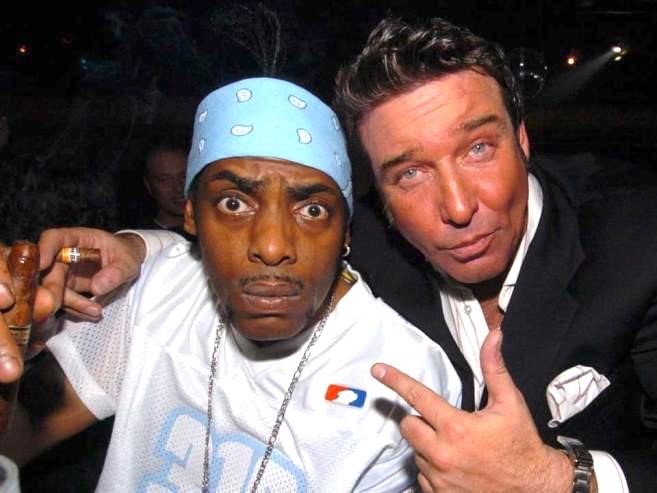 Michael Ammer mit Weltstar Coolio bei einem seiner Events.