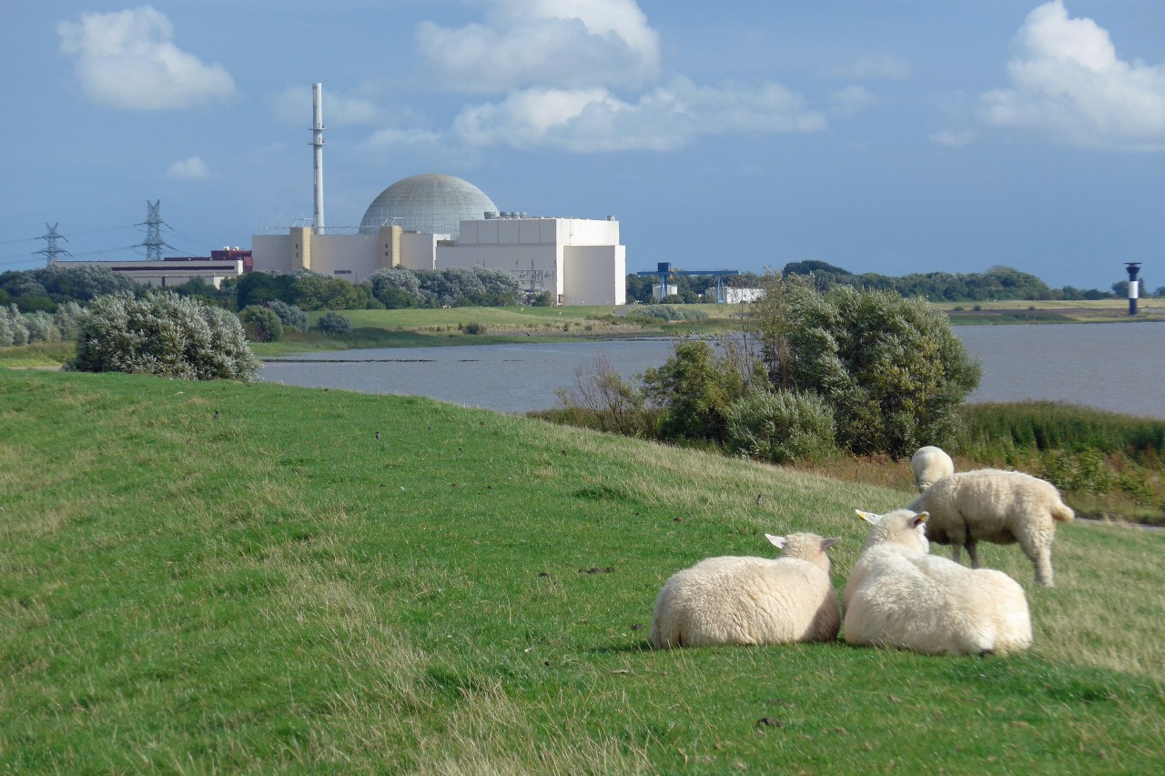 Jahrelang wird es dauern, das Kernkraftwerk Brokdorf an der Nordsee zurückzubauen.