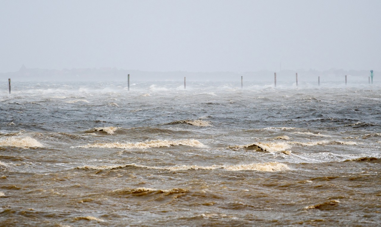 An der Nordsee soll die Lage besonders eskalieren. Der Sturm droht hier mit großer Gefahr.