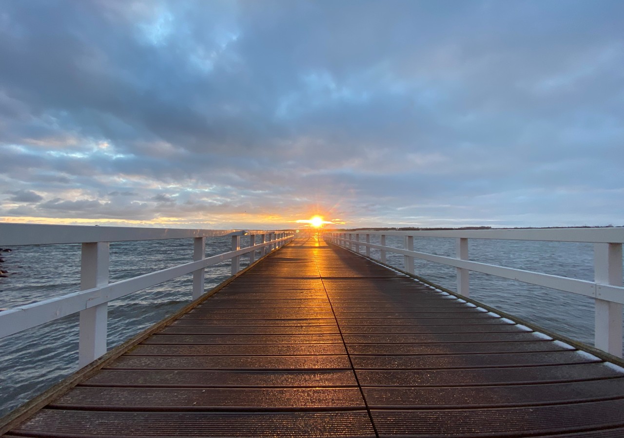 An der Ostsee in Travemünde sieht es jetzt etwas anders aus. 