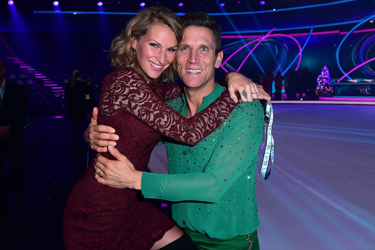 Janni Hönscheid und Peer Kusmagk 2019 bei „Dancing on Ice“