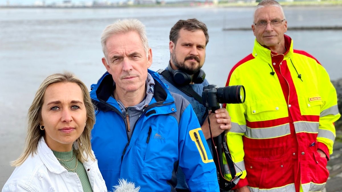 RTL-Reporter wagten ein heikles Experiment an der Nordsee.