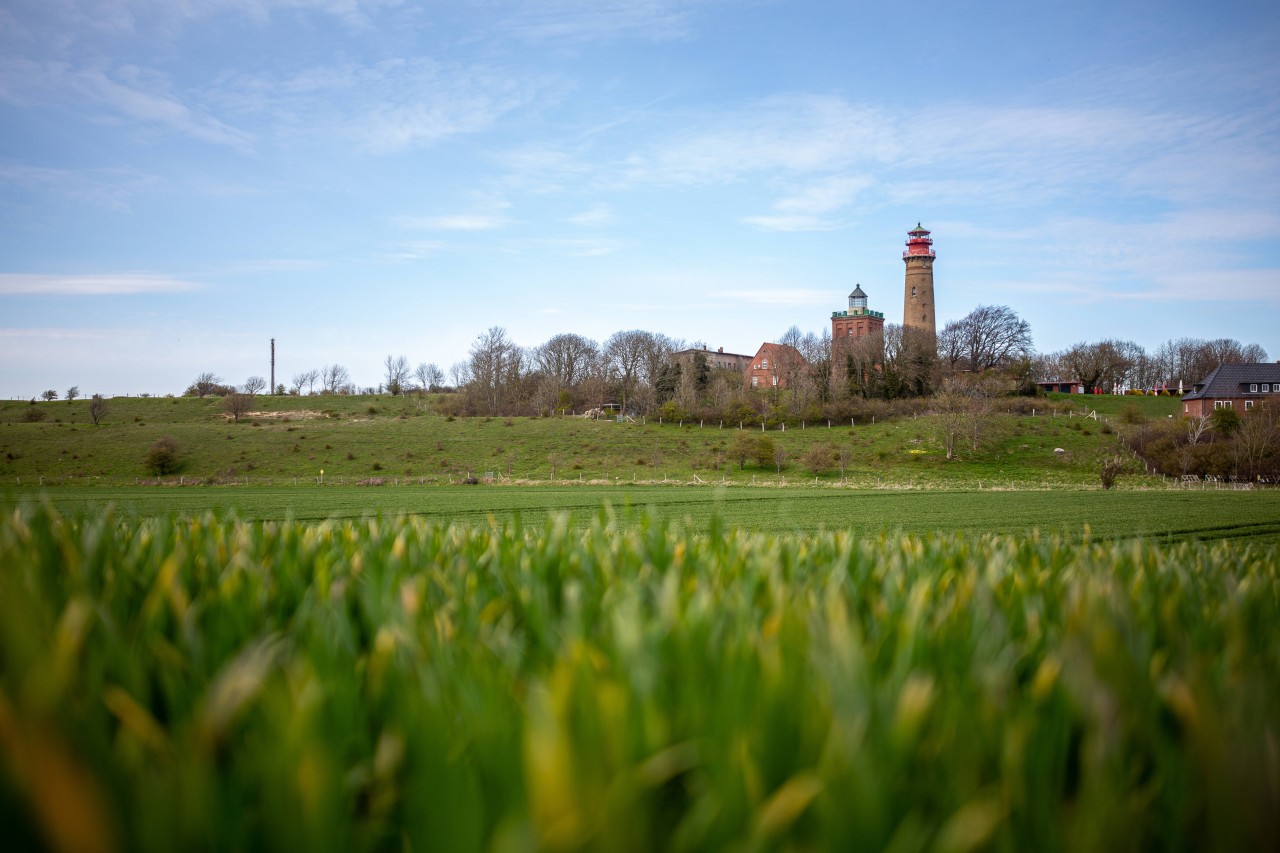 Blick auf Kap Arkona auf Rügen.