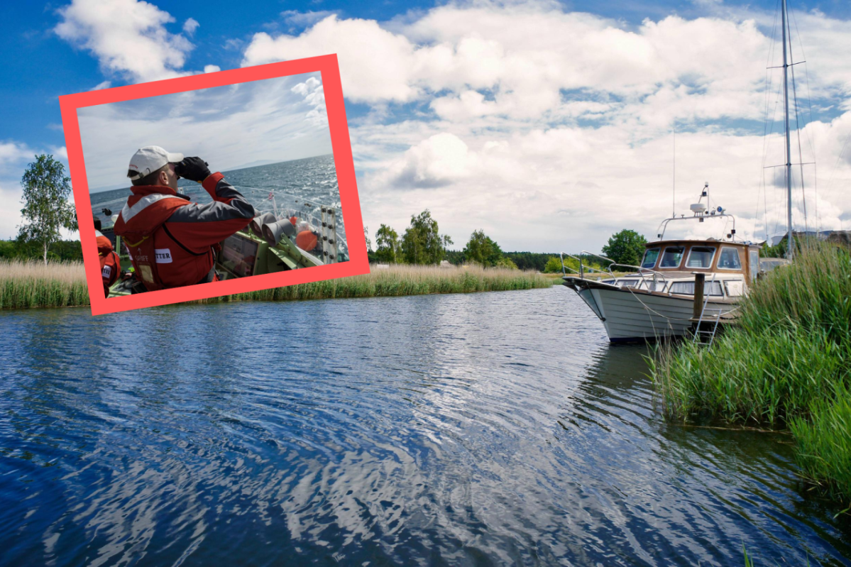 Rügen Ostsee Motorboot Zollboot Seenotretter DGZRS