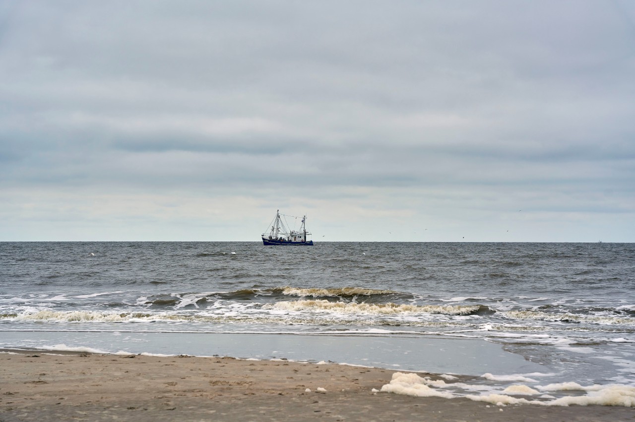 Die Ruhe vor dem Sturm in Sankt Peter-Ording. Die Ruhe vor dem Sturm in Sankt Peter-Ording.