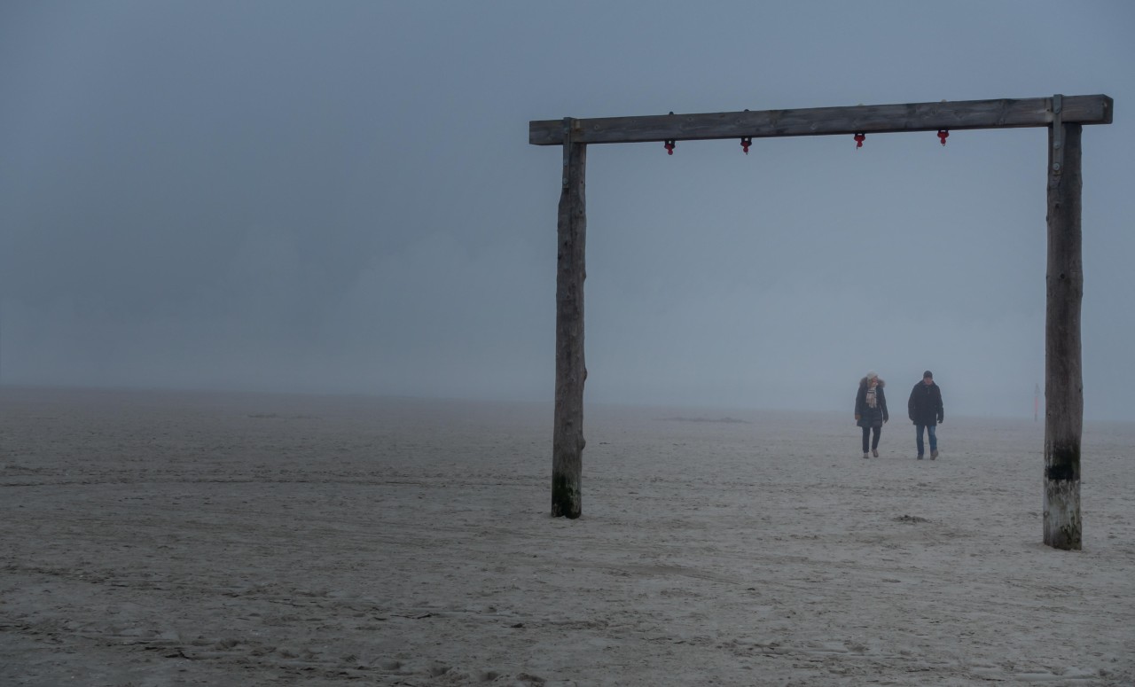 Nebel in Sankt Peter-Ording (SPO).