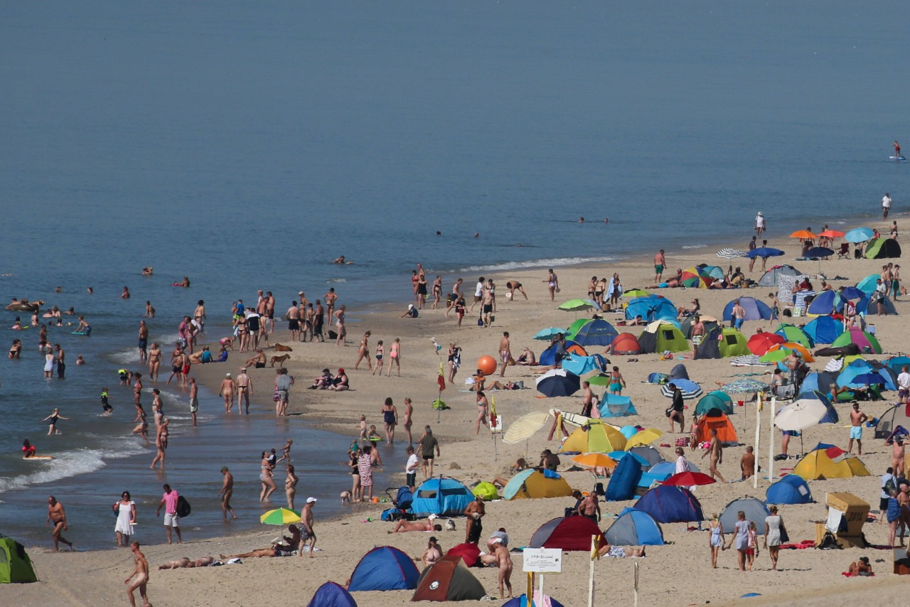 Sylt im Sommer: Volle Stände und jede Menge Touristen.