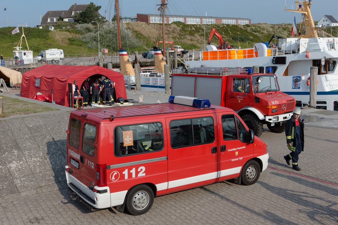 Einen großen Einsatz hatte die Rettungskräfte am ersten Weihnachtstag auf Sylt.