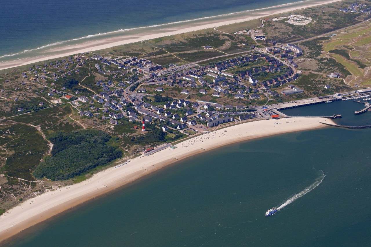 Sylt: Hörnum von oben 