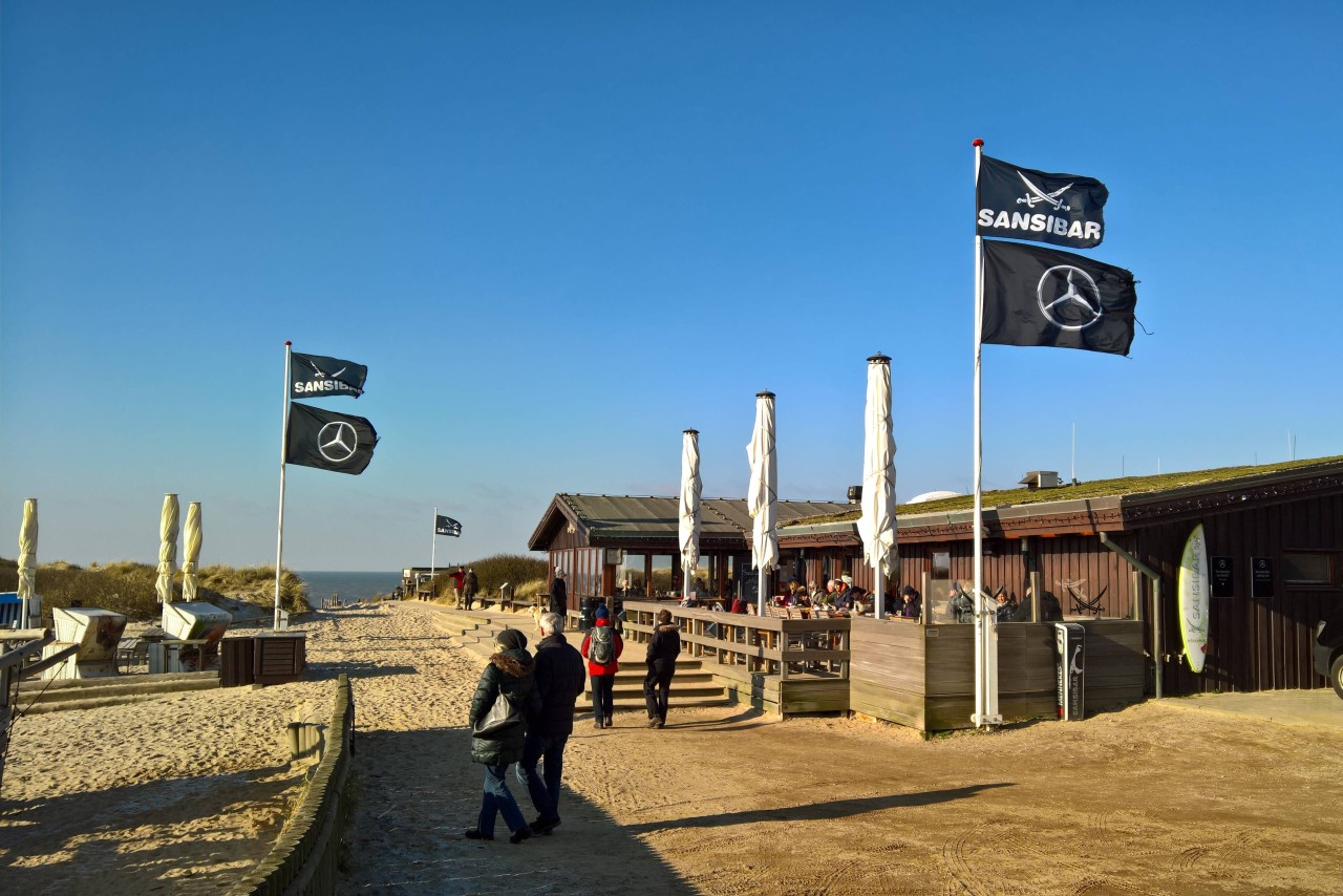 Die „Sansibar“ auf Sylt hat wieder geöffnet.