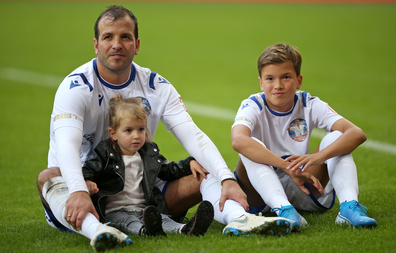 Beim HSV-Abschiedsspiel seines Vaters stand Damian gemeinsam mit Rafael van der Vaart auf dem Platz