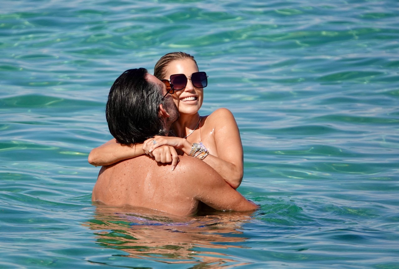 Sylvie Meis und ihr Ehemann Niclas Castello in St. Tropez.