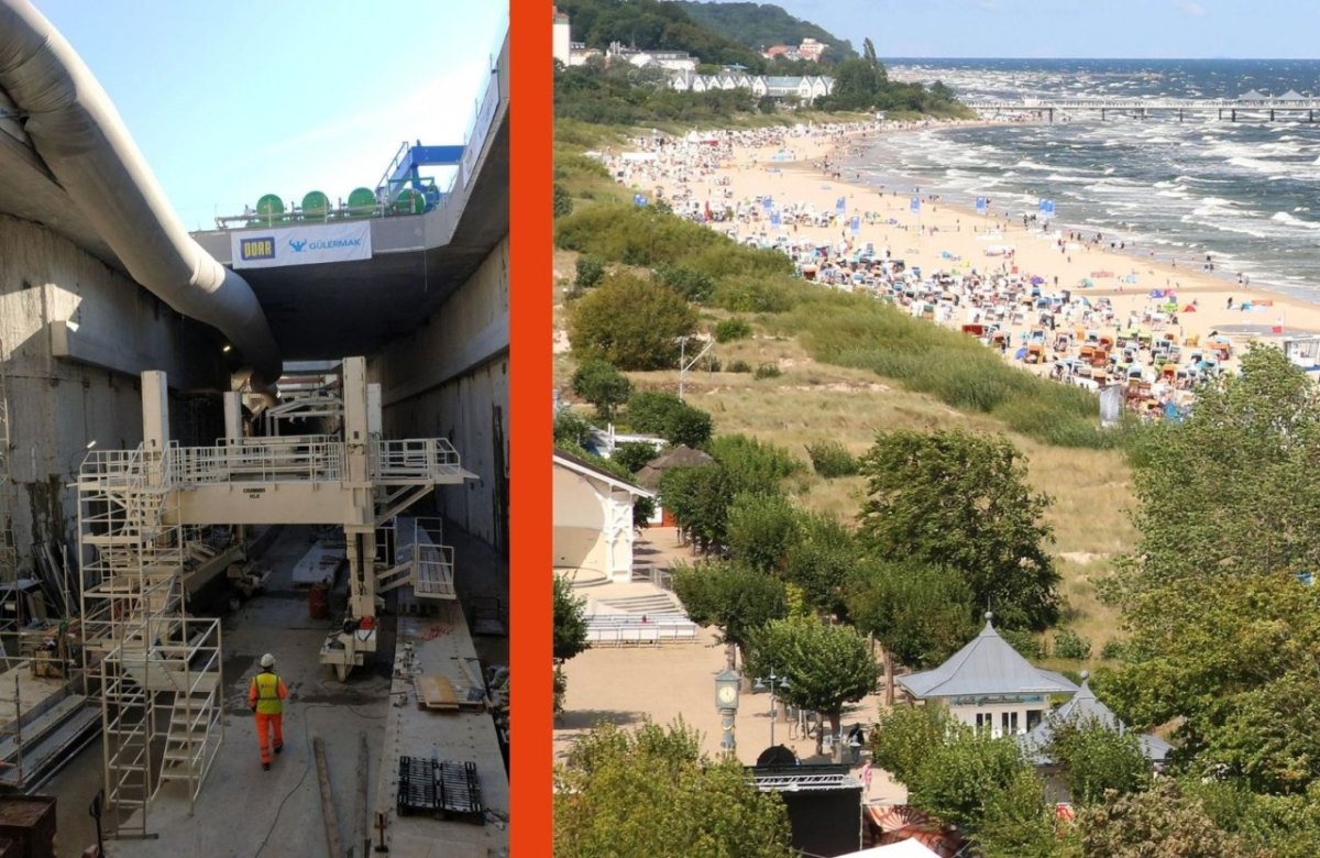 Usedom Wollin Swinemünde Bohrmaschine Durchbruch Tunnel.jpg