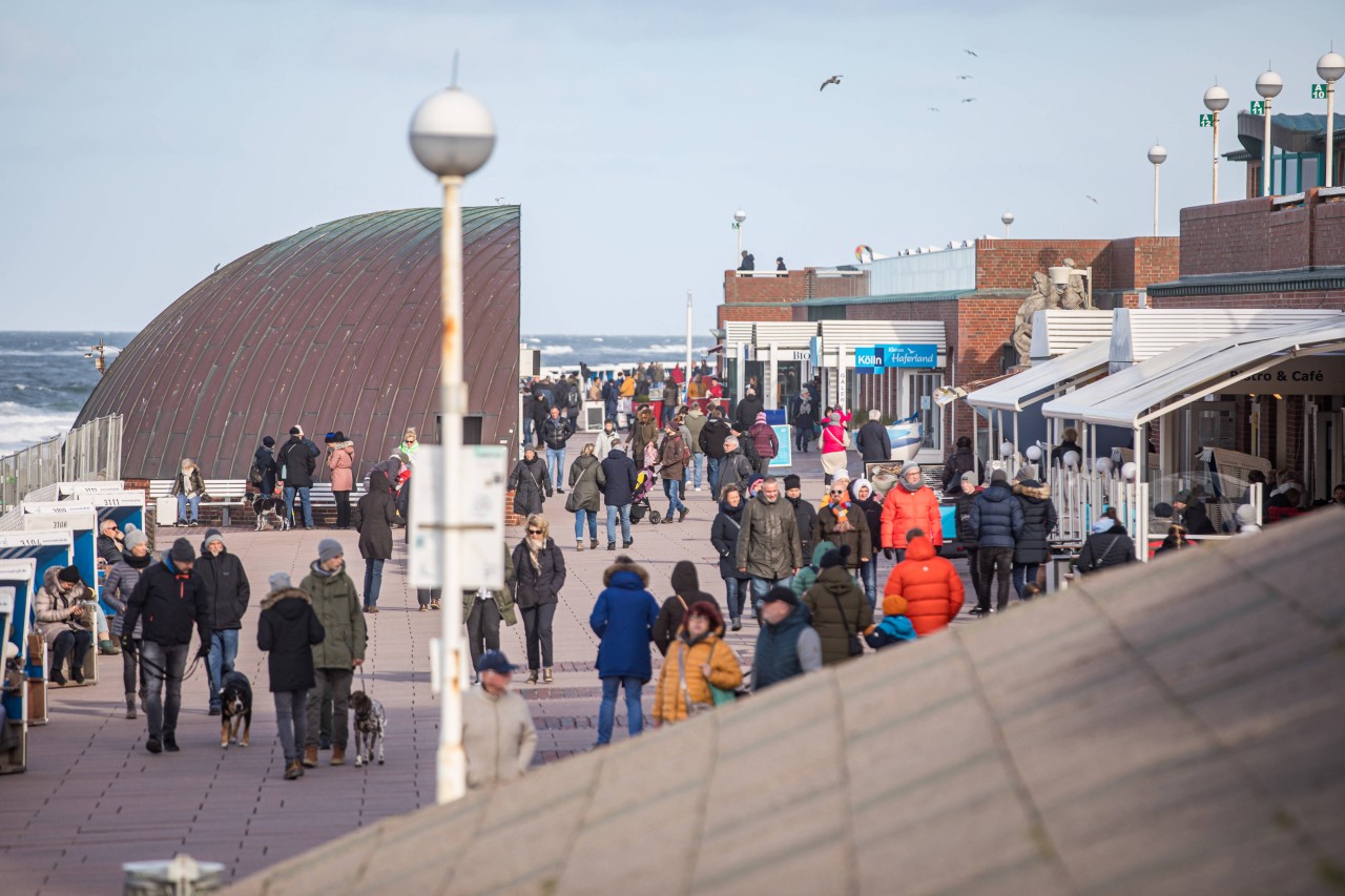 Menschen in Westerland auf Sylt