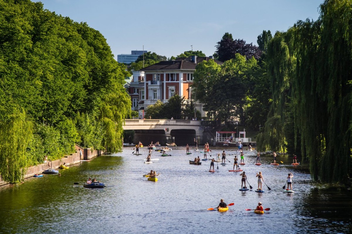 Wetter in Hamburg Hitze Gefahr Sommer Hitzewelle Helgoland