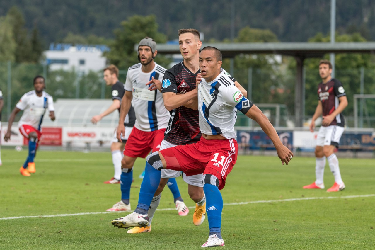 Gegen Rotterdam gewann der HSV mit 1:0.