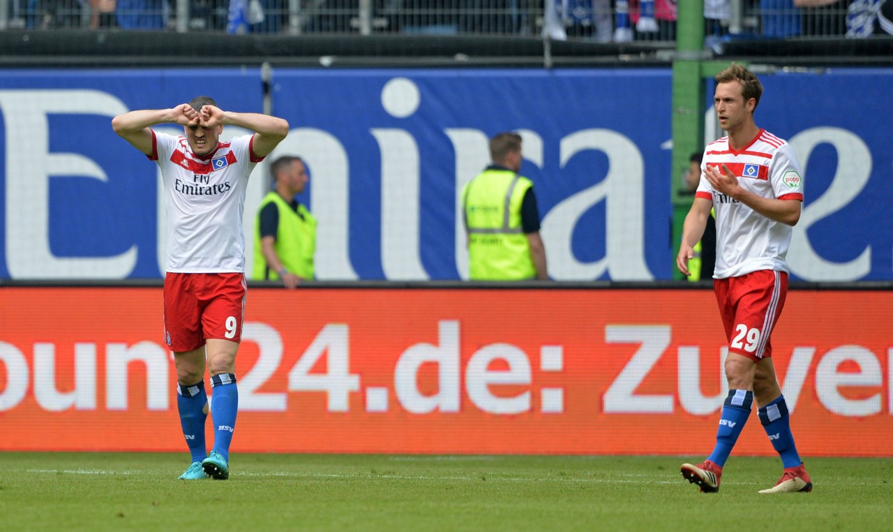 Mit Emirates ging der HSV durch Höhen und Tiefen (wie hier beim Abstieg 2018).