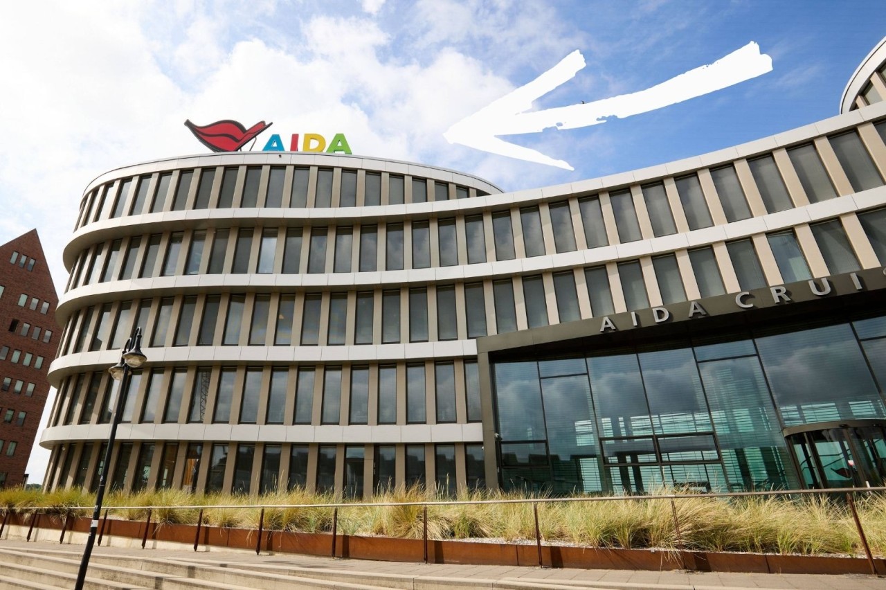 Die Zentrale von Aida in Rostock 