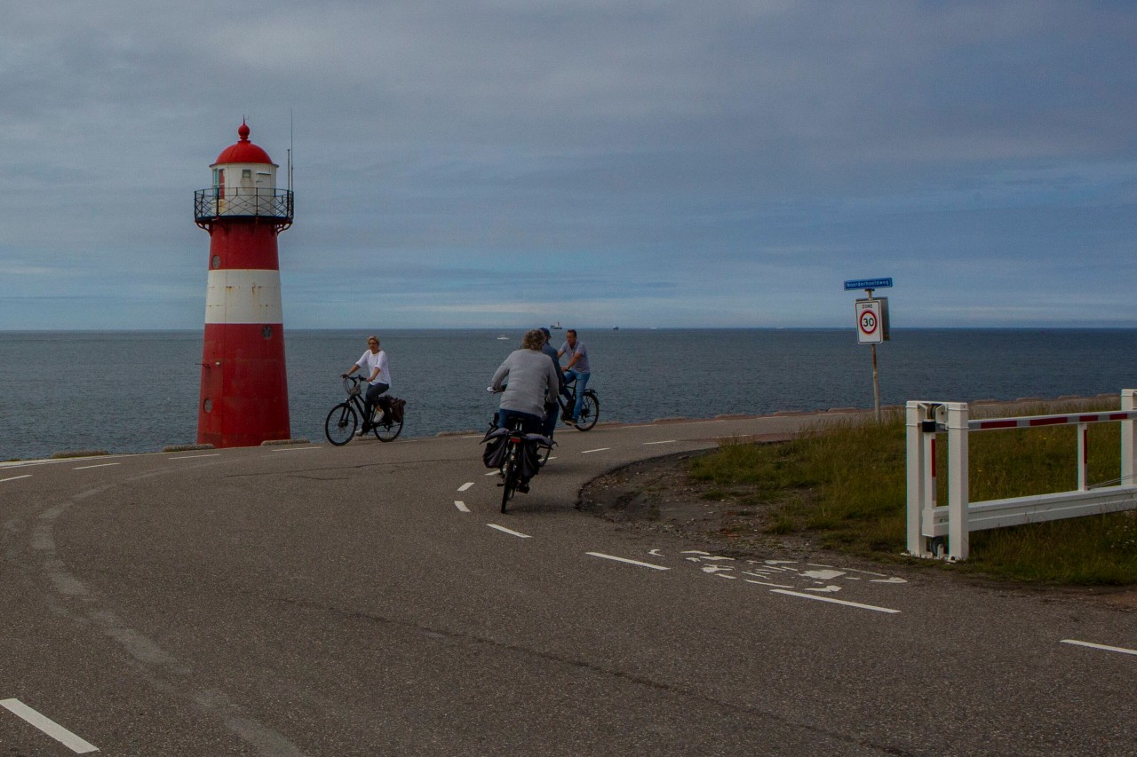 Die Route von Bremerhaven über Cuxhaven ist auch für Fahrradfahrer gedacht