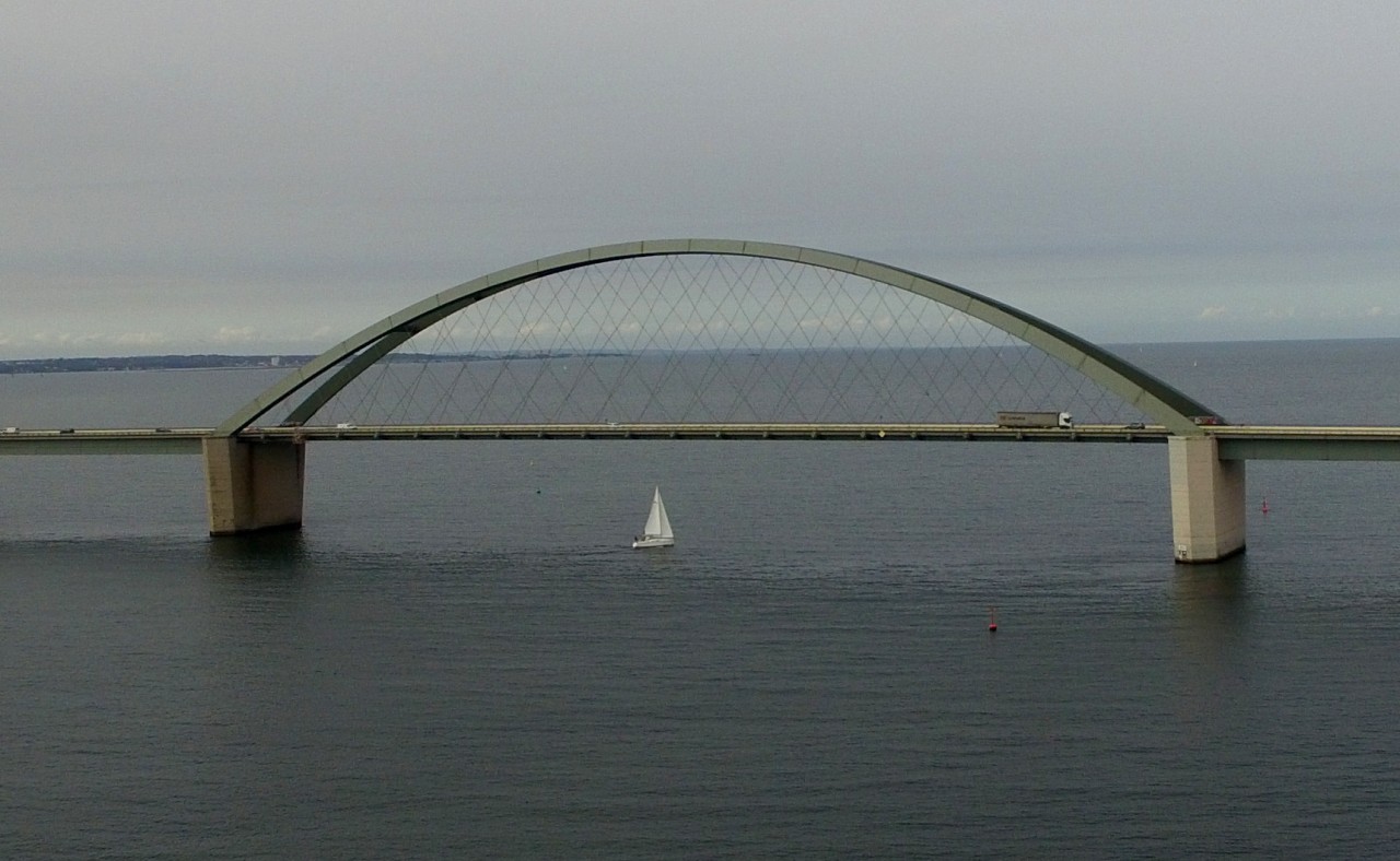 Die Brücke nach Fehmarn.