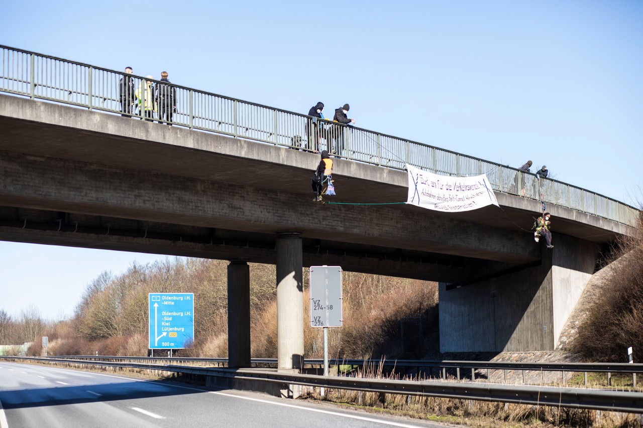 Neuer Protest gegen den Bau des Fehmarn-Belttunnels.